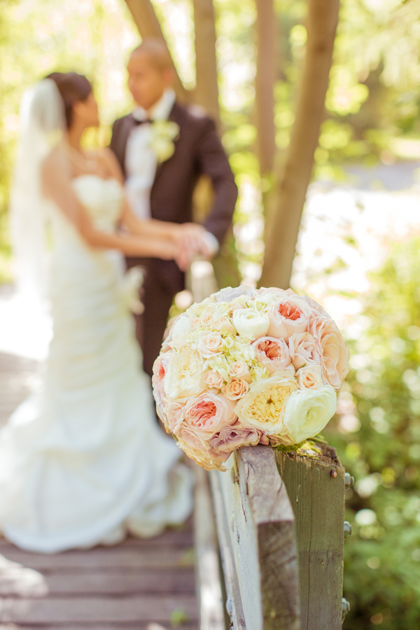 Wedding pastel flower bouquet