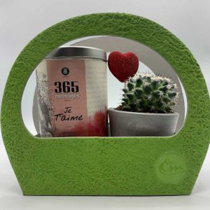 St-Valentin avec cactus - 365 messages de Je t'aime