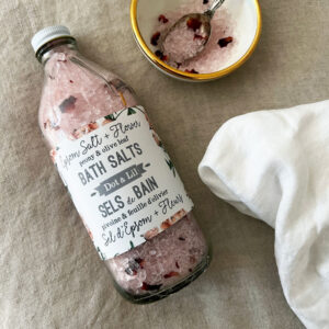 Peony & Olive Leaf Bath Salts